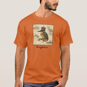 Eisvogel  Vintage Anatomie-Illustration – mit Kron T-Shirt