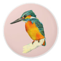 Eisvogel-Vogel-Aquarell-Malerei