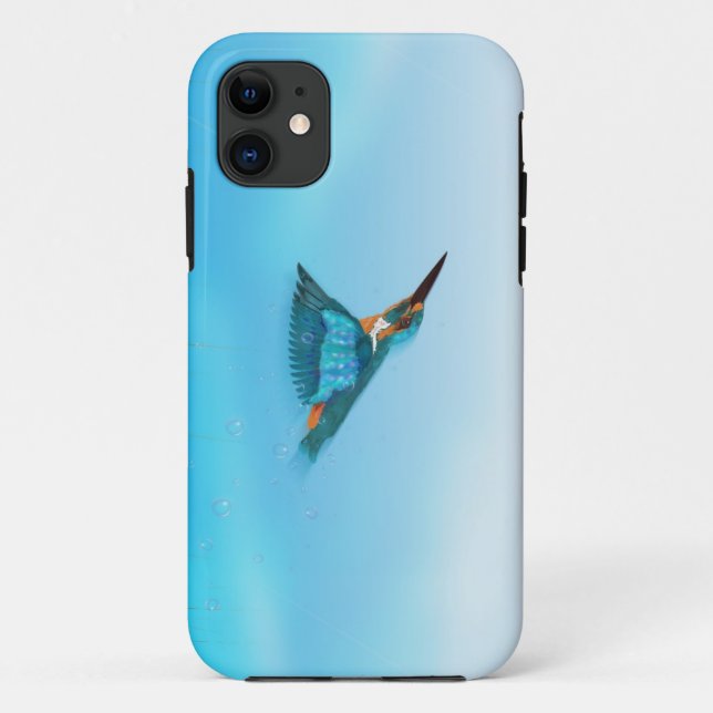 Eisvogel Vogel Case-Mate iPhone Hülle (Rückseite)