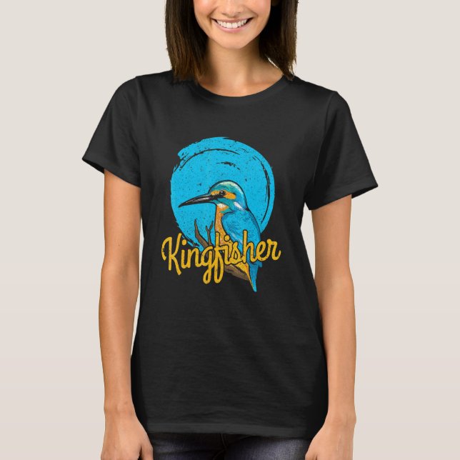Eisvogel Vogel Design Vogel T-Shirt (Vorderseite)