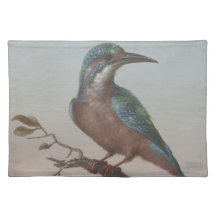 Eisvogel-Vogel-Stoff-Set