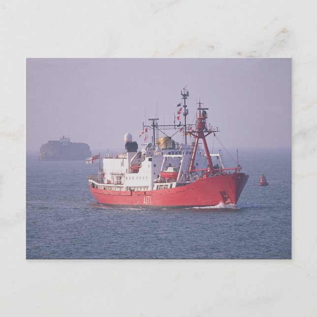 Eiswächter A171, "HMS Endurance", Portsmouth, Postkarte (Vorderseite)