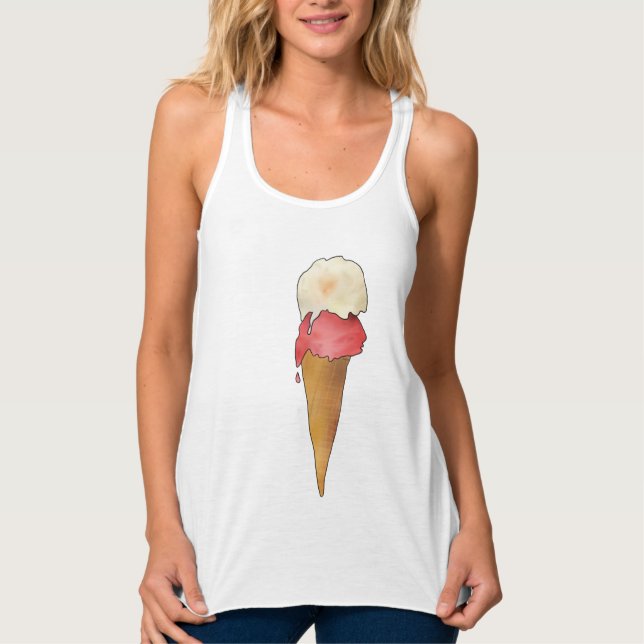 Eiswaffel Tank Top (Vorderseite)