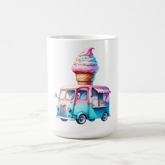 Eiswagen Kaffeetasse (Mittel)