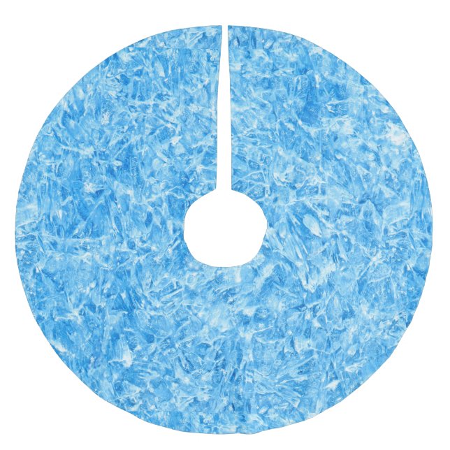 Eisweihnachtbaumrock Polyester Weihnachtsbaumdecke (Vorderseite)