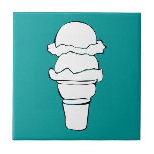Eiswürfel Fliese