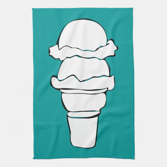 Eiswürfel Handtuch (Vertikal)