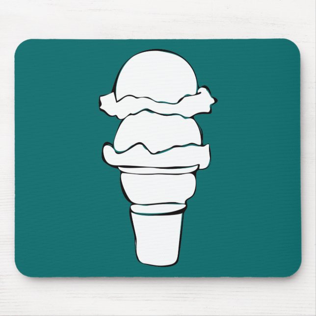 Eiswürfel Mousepad (Vorne)