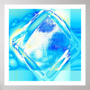 Eiswürfel Poster