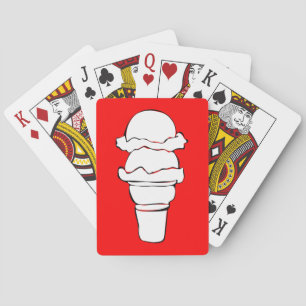 Eiswürfel Spielkarten