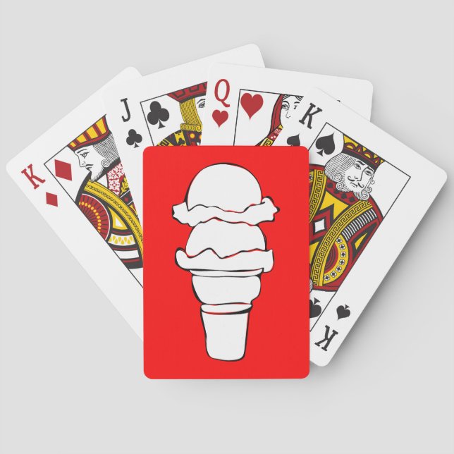Eiswürfel Spielkarten (Rückseite)
