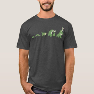 Eiszeit Die schlanke Evolution in Farbe schlucken T-Shirt