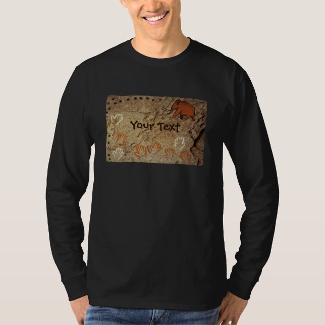 Eiszeit Höhle Kunst T-Shirt (Vorderseite)