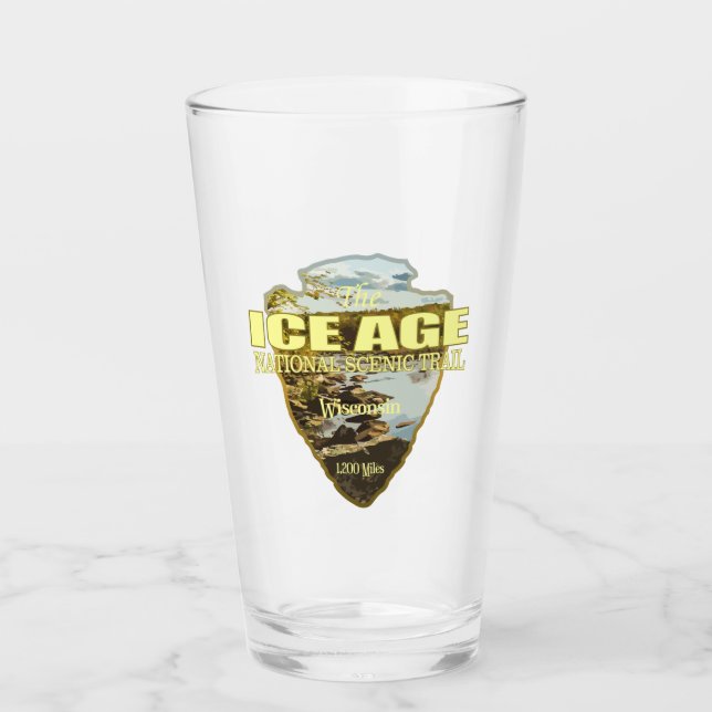 Eiszeitweg (Pfeilspitzen) Glas (Vorderseite)