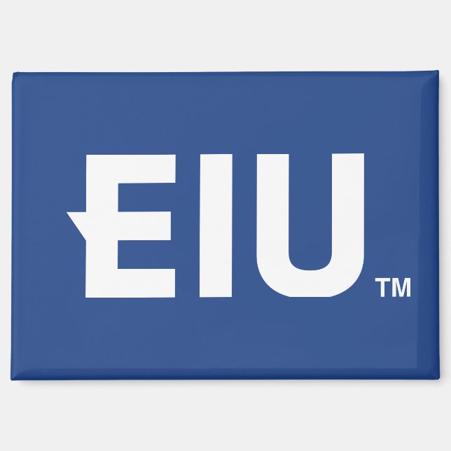 EIU-Blockbuchstabe Magnet (Vorderseite)