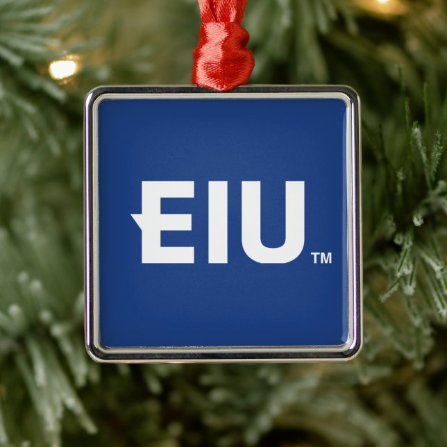 EIU-Blockbuchstabe Ornament Aus Metall (Baum)