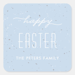 Eizellaufkleber - Himmel Quadratischer Aufkleber