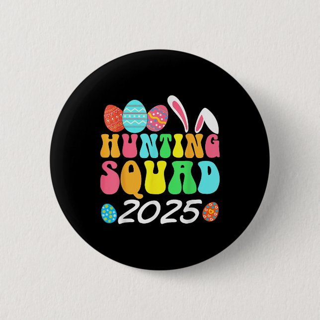 Eizelljagdplatz 2025 Easter Egg Hunt Familienmatc Button (Vorderseite)