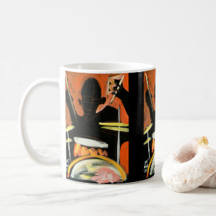 ejgoldguru - Acrylic - Ein Fest der Drummer Kaffeetasse
