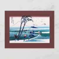 Ejiri in der Provinz Suruga Hokusai Japanisch Bild
