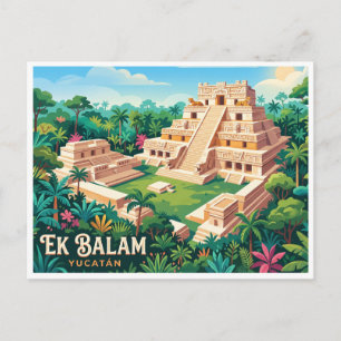 Ek Balam Valladolid Mexiko Postkarte
