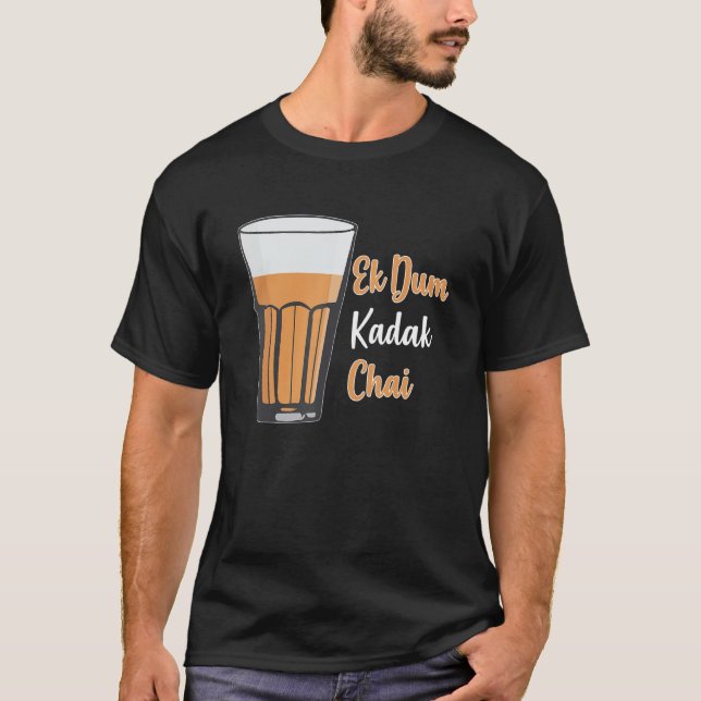 Ek Dum Kadak Chai Indian Tee Glass Indien (Vorderseite)