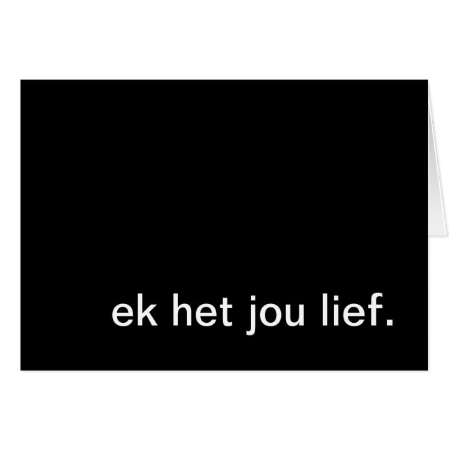 ek het jou lief. (Vorderseite (Horizontal))