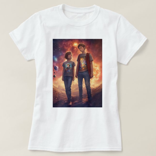 "Ek Kahani Safed Rang Mein" T-Shirt (Design vorne)