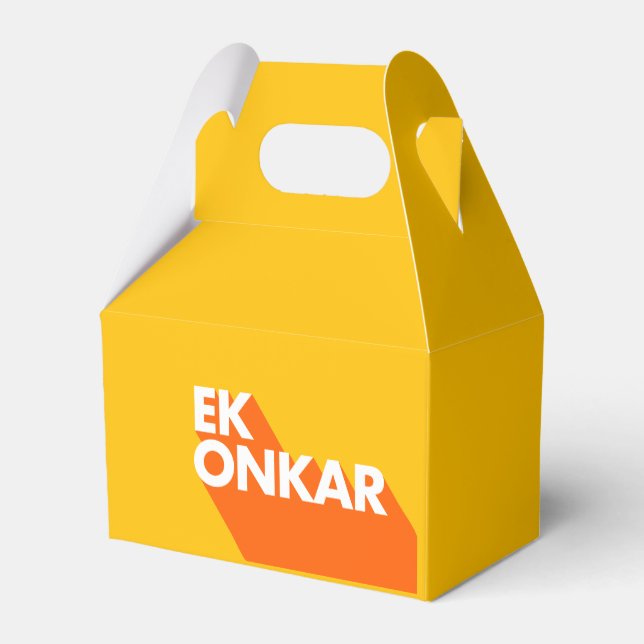 Ek Onkar Contemporary SIkh Gevor Box Geschenkschachtel (Rückseite)