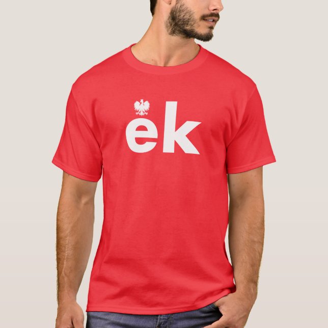 EK Polnischer Nachname Tshirt (Vorderseite)
