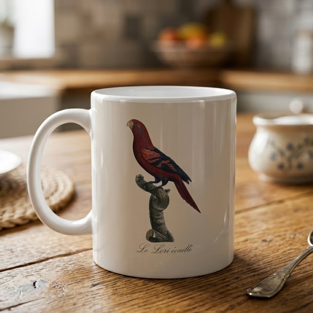 Ekaille von Le Lori Kaffeetasse (Blue-Streaked Lory, Trichoglossus reticulatus. Coffee Mug)
