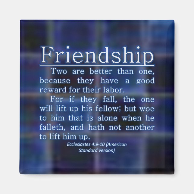 Ekclesiastes 4:9-10 magnet (Vorne)