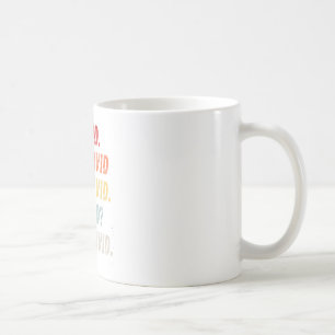 Ekel David T-Shirt Lustig Vintage Retro Verteilung Kaffeetasse