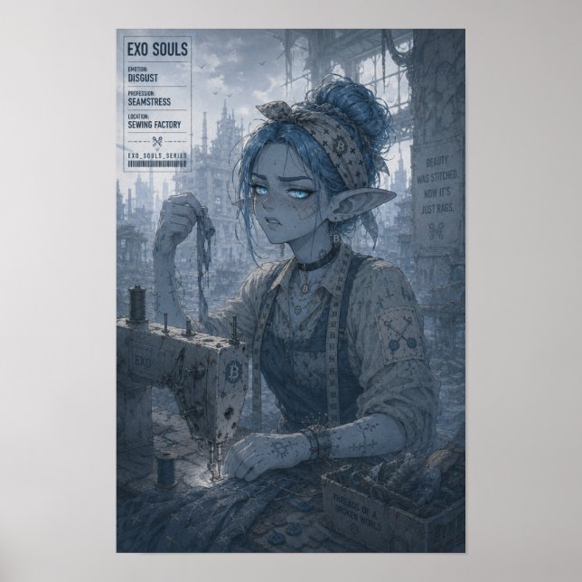 Ekel / Näherin / Nähfabrik Poster (Vorne)