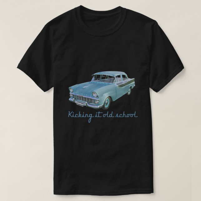 EKFB Holden (Kicking it old school) T-Shirt (Design vorne)