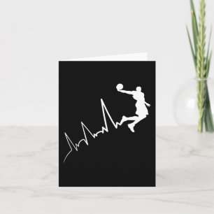 EKG Häufigkeit von Basketball-Spieler heartbeat Du Karte