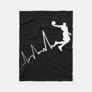 Ekg Häufigkeit von Bysketbyll Spieler Heartbeat Du Fleecedecke
