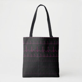 EKG Herzschlag-Taschen-Tasche