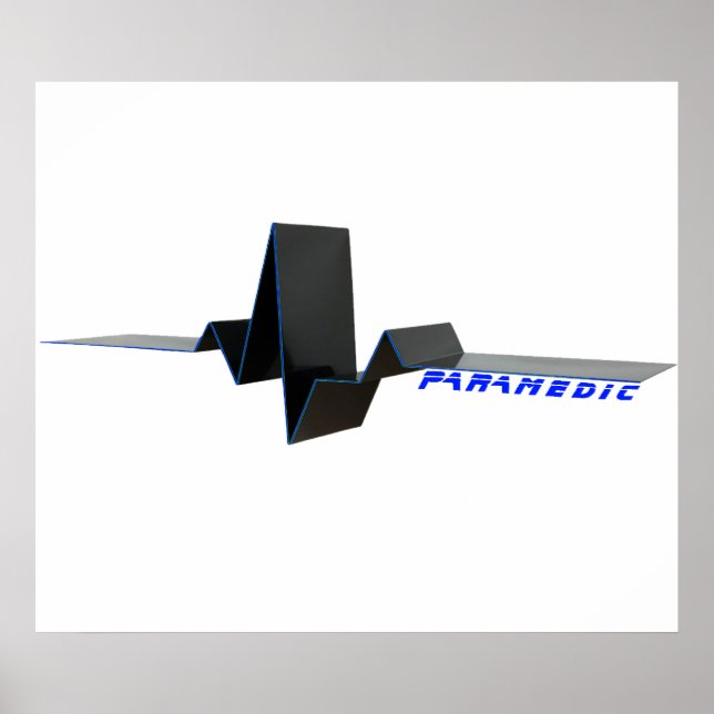 EKG Paramedic Poster (Vorne)