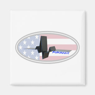 EKG Paramedic USA Magnet