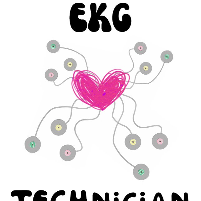 EKG Techniker Elektrokardiogramm T-Shirt (Von Creator hochgeladen)