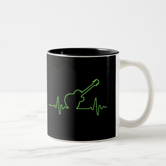 EKGuitar Zweifarbige Tasse (Rechts)