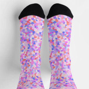 Eklektischer Funky Boho Groovy Quirky Sprenkel Mos Socken