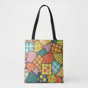 Eklektisches Patchwork: Vielfältige Muster-Mischun
