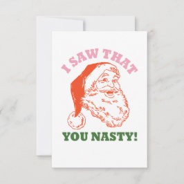 Eklig Santa, ich habe das gesehen!