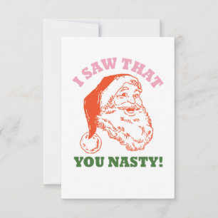 Eklig Santa, ich habe das gesehen!