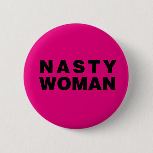 Eklige Frau Button