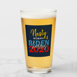 Eklige Frau für Biden Harris 2020 Wahl Glas