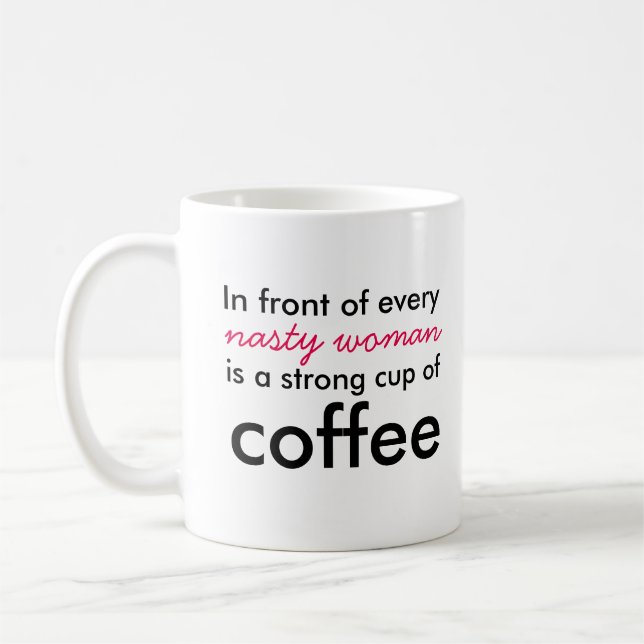 Eklige Frau Kaffeetasse (Links)