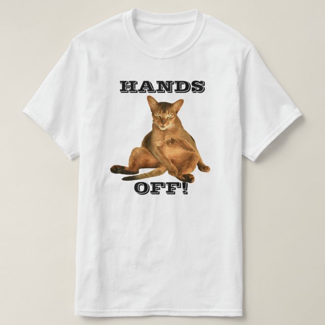 Eklige Frau, keine Kitty-Ergreifung T-Shirt (Design vorne)